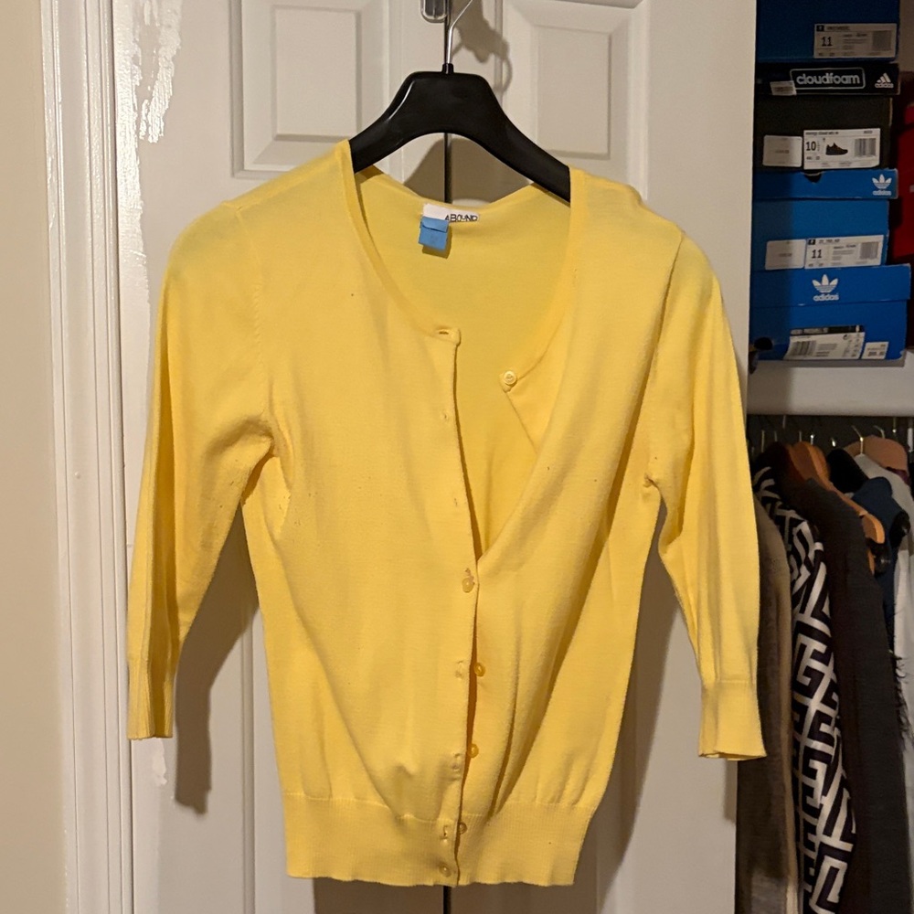 Old Navy Women's Sunny Yellow Cardigan